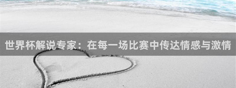 联赛杯直播：世界杯解说专家：在每一场比赛中传达情感与激情